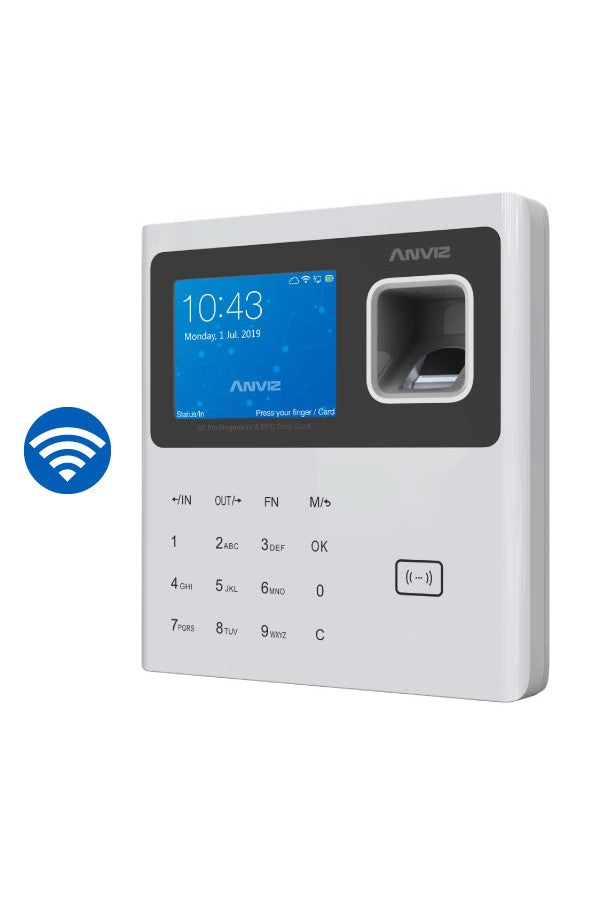 Terminal Biométrica Huella para Asistencias - Anviz W1 Pro con Modulo Wifi