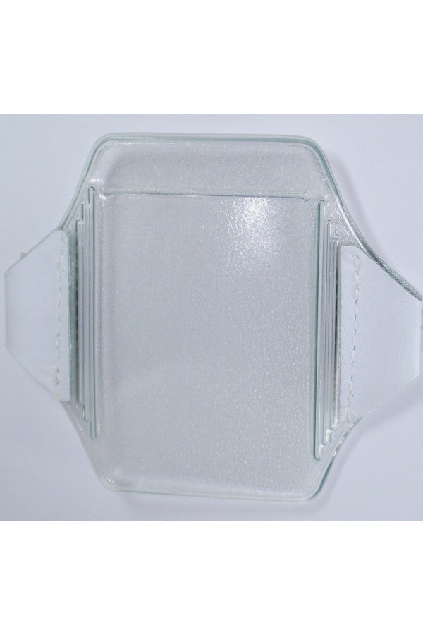 Portagafete transparente para colocar en el brazo