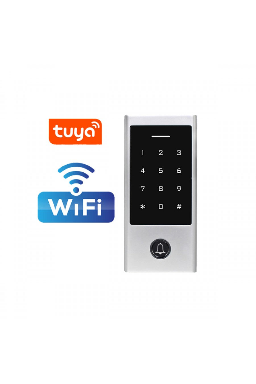 Controlador de Acceso con Teclado Touch Lector EM H1 WIFI