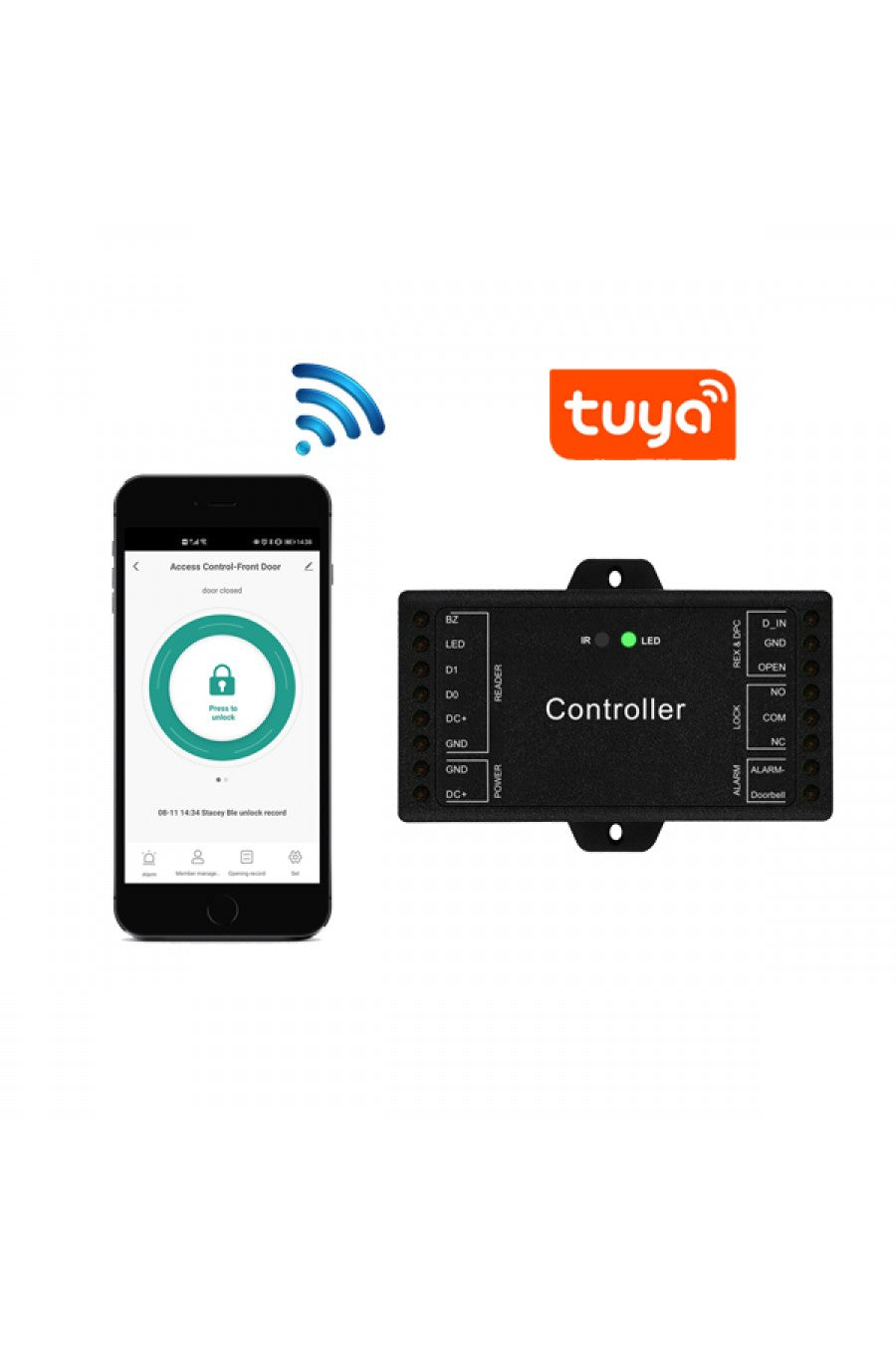 Controlador Mini WiFi para Una Puerta SBOARD III WiFi