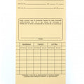 Tarjeta checadora semanal vertical T-3
