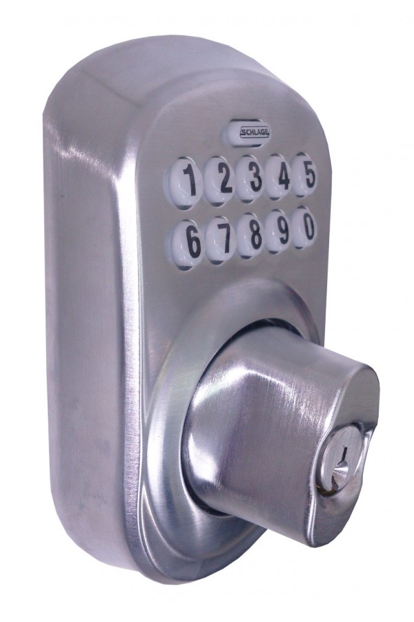 Cerrojo electrónico níquel satinado BE365D19