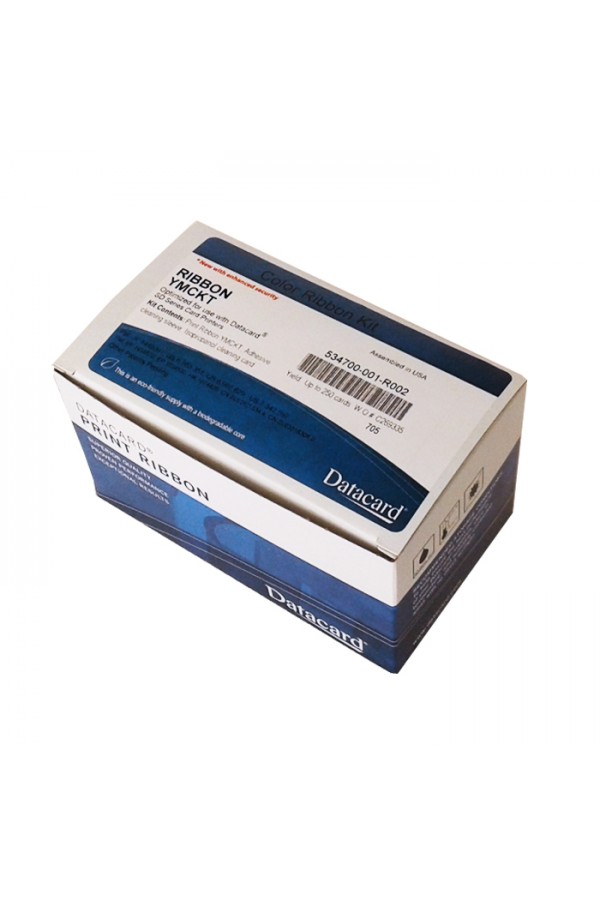 Cinta Color YMCKT Datacard, 250 Impresiones, 534700-001-R002