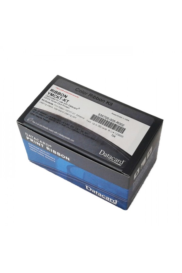 Kit Cinta Color YMCKT-KT Datacard, 350 Impresiones, 535700-005-R002