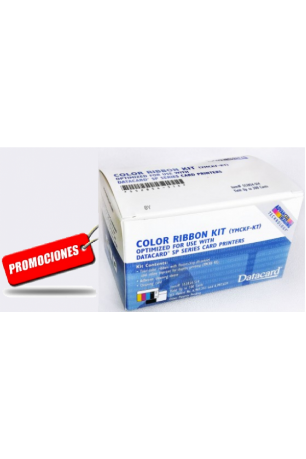 Kit de cinta a color, YMCKF-KT, 534000-011, 300 Impresiones