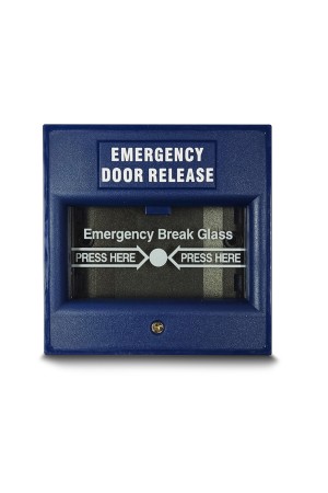 BOTON DE EMERGENCIA COLOR AZUL 809BD