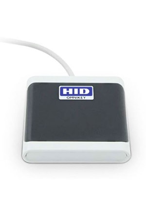 HID Lector de Tarjeta Inteligente OMNIKEY 5022, USB 2.0, Azul
